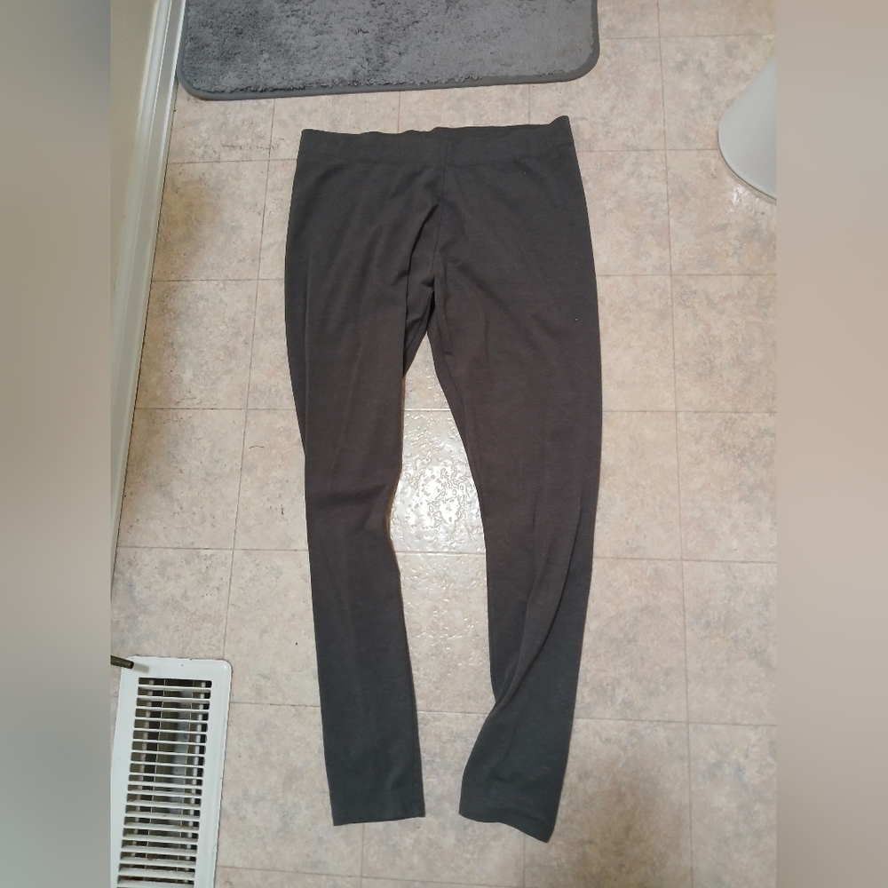 Faded Glory Gray Stretch Leggings